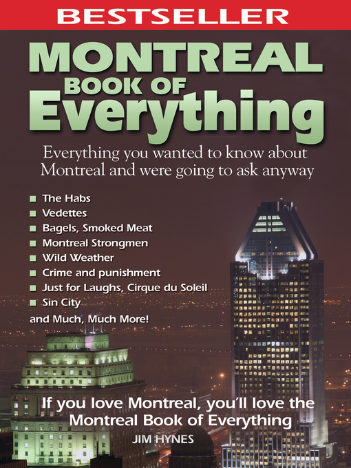 Title details for Montreal Book of Everything by Jim Hynes - Available